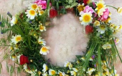 May is here! May wreath! – Ο Μάιος ήρθε! – Πρωτομαγιάτικο στεφάνι!